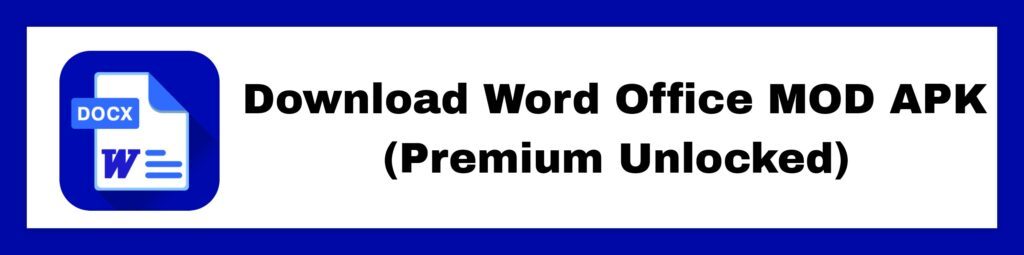 download word office mod apk