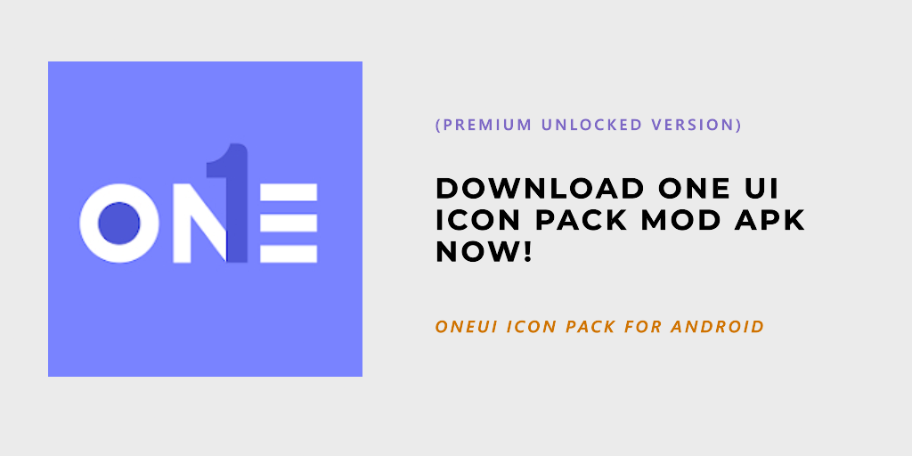 download one ui icon pack mod apk latest version