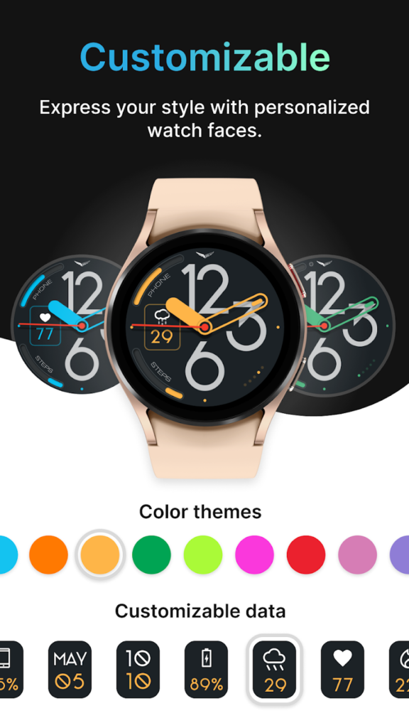 lots of customization options