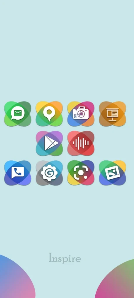 give your device a fresh look with inspire icon pack